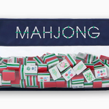 Oh My Mahjong Navy Bamboo Mahjong Tile Bag