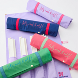 Oh My Mahjong Let's Rack & Roll Bag in Navy