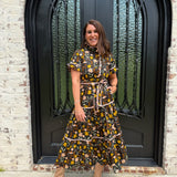 Lena Wildflower Maxi Dress