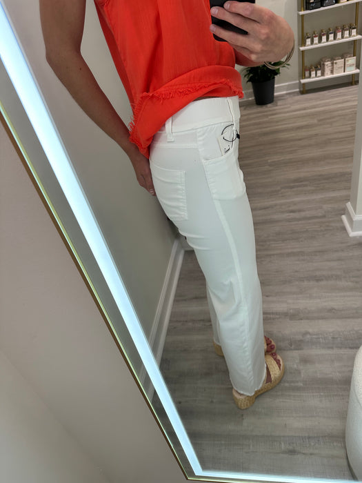 Amanda White Flare Jeans