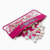 Oh My Mahjong Magenta Pagoda Bag