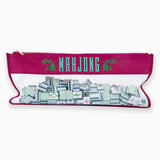 Oh My Mahjong Magenta Pagoda Bag