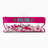 Oh My Mahjong Magenta Pagoda Bag