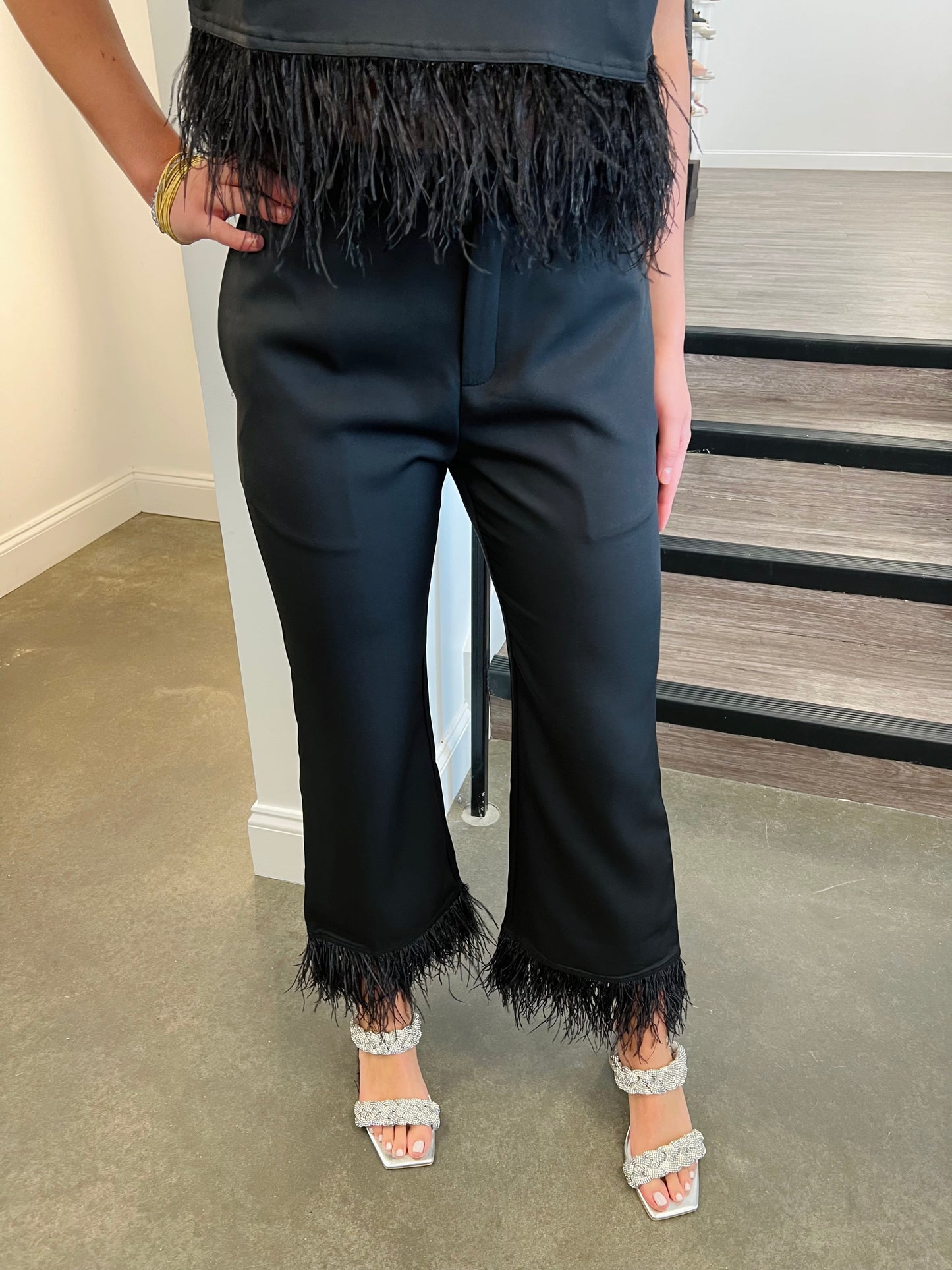 Lovey Feather Flare Pants
