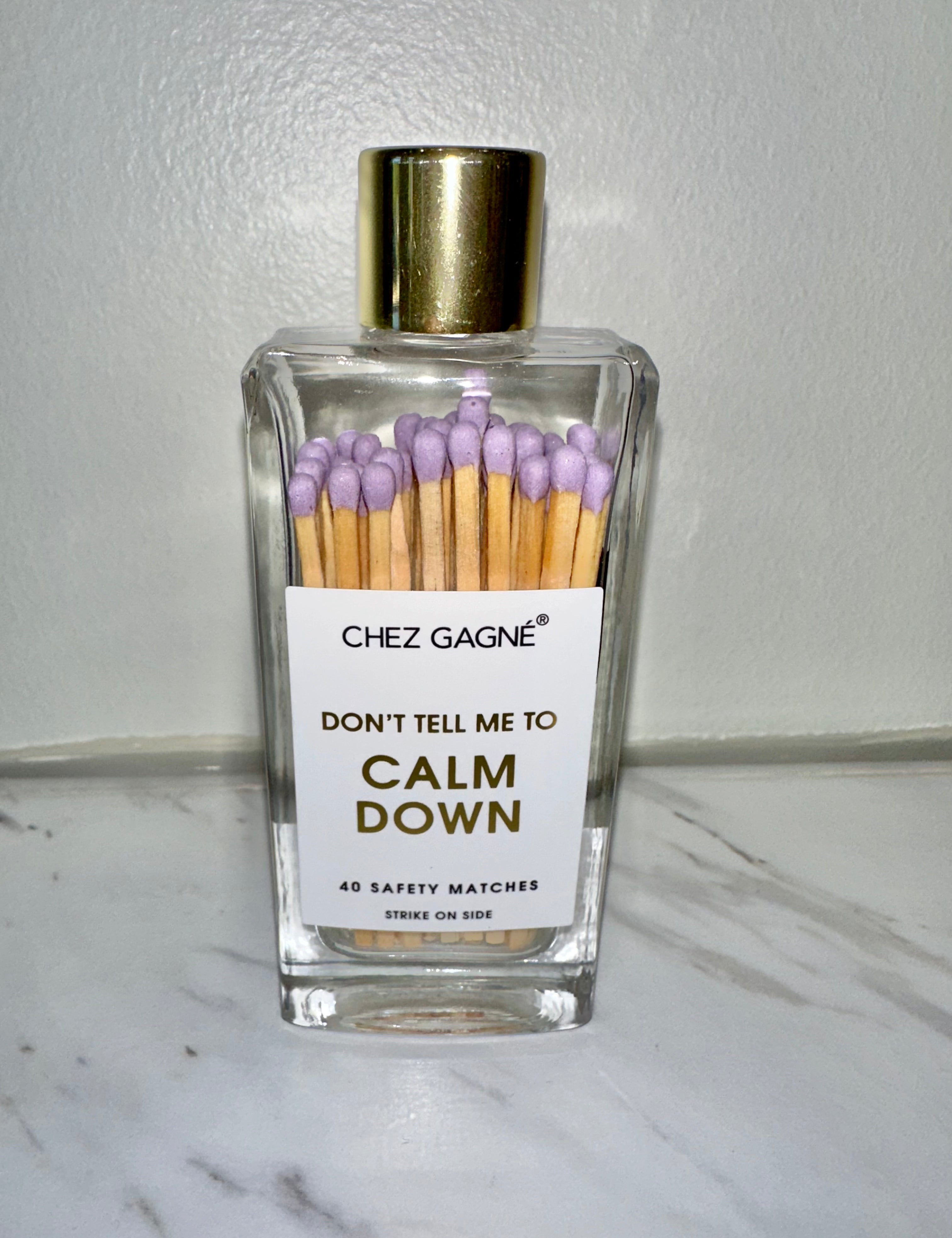 Glass Bottle Matches