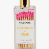 Glass Bottle Matches