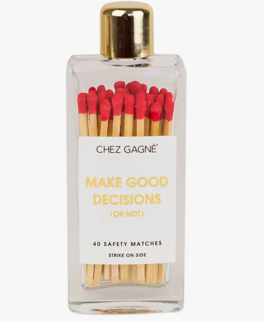 Glass Bottle Matches