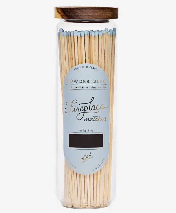 Fireplace Match Jar